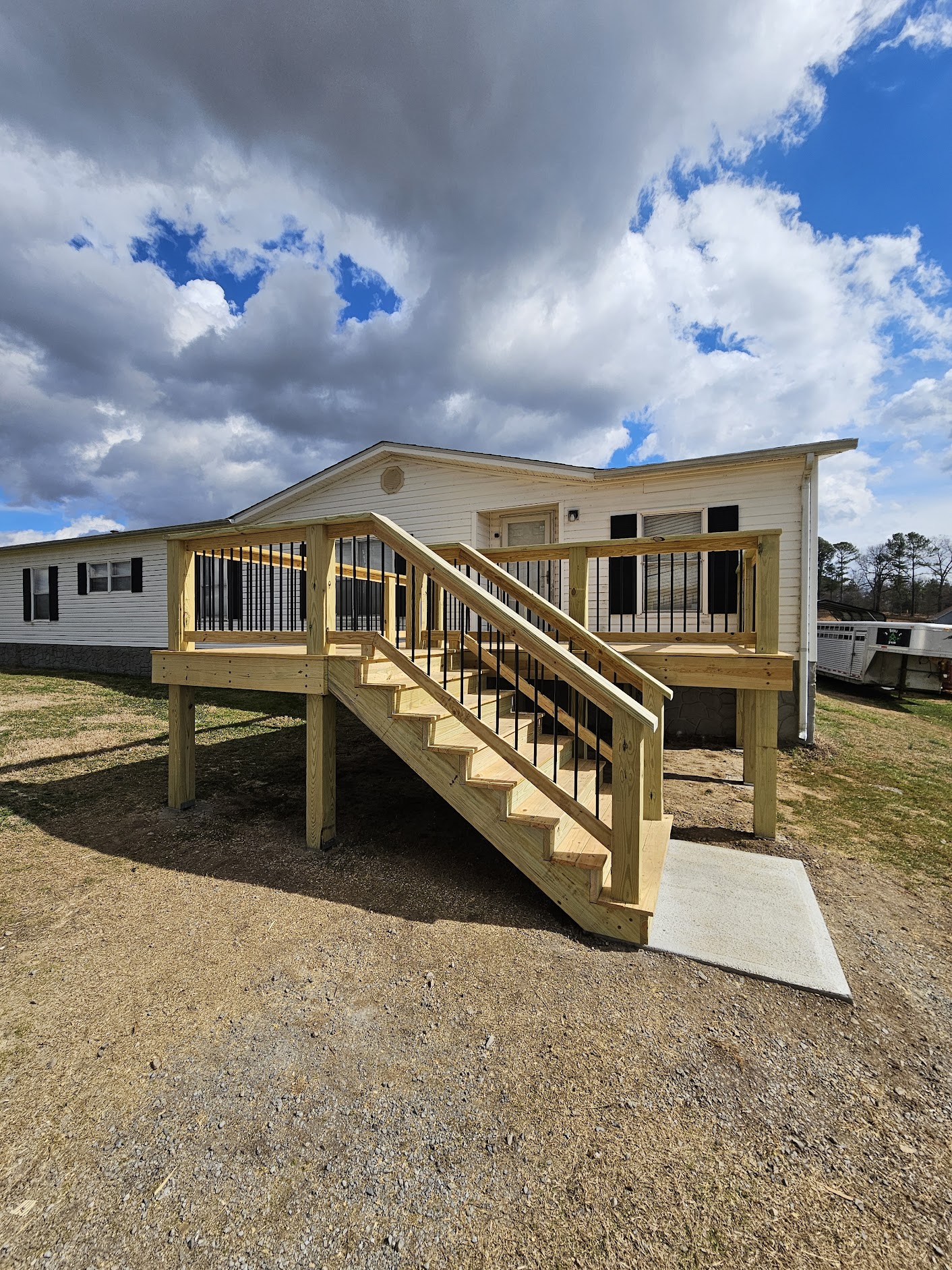 Front porch deck
